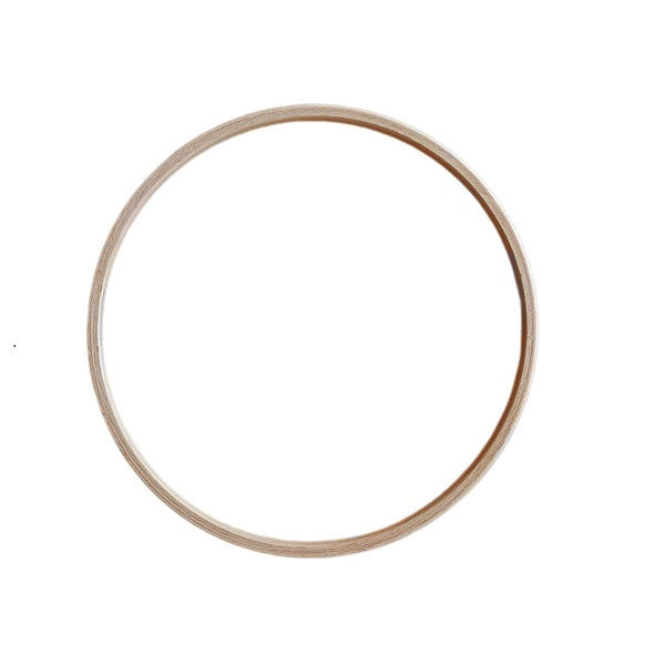 Houten hobby Ring voor mandala, dromenvangers. Voor de beste prijs bij hobbygaren.nl