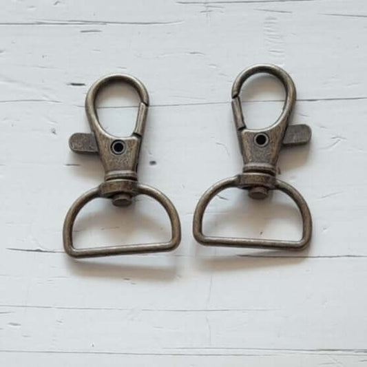 Musketonhaak Brons 40x25mm van hobbygaren.nl