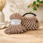 DIY Macramé Tas Pakket – incl. Video & Houten Handvatten