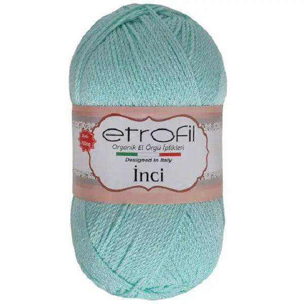 Etrofil Inci Premium Anti Pilling Garen-Aqua Groen 74025 - Hobbygaren
