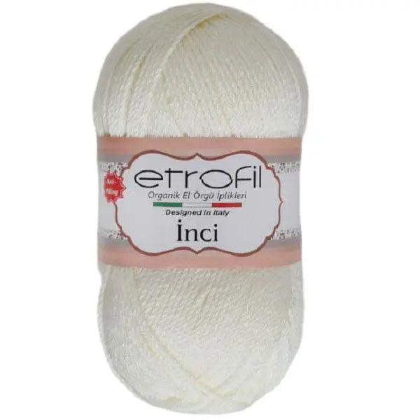 Etrofil Inci Premium Anti Pilling Garen-Ecru 70172 - Hobbygaren