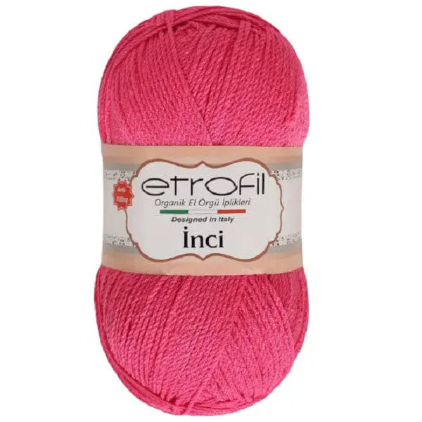 Etrofil inci acryl anti pilling garen fuchsia van hobbygaren.nl