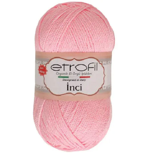 Etrofil inci acryl anti pilling garen baby roze van hobbygaren.nl