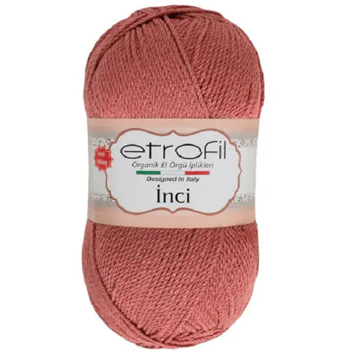 Etrofil inci acryl anti pilling garen terracotta van hobbygaren.nl