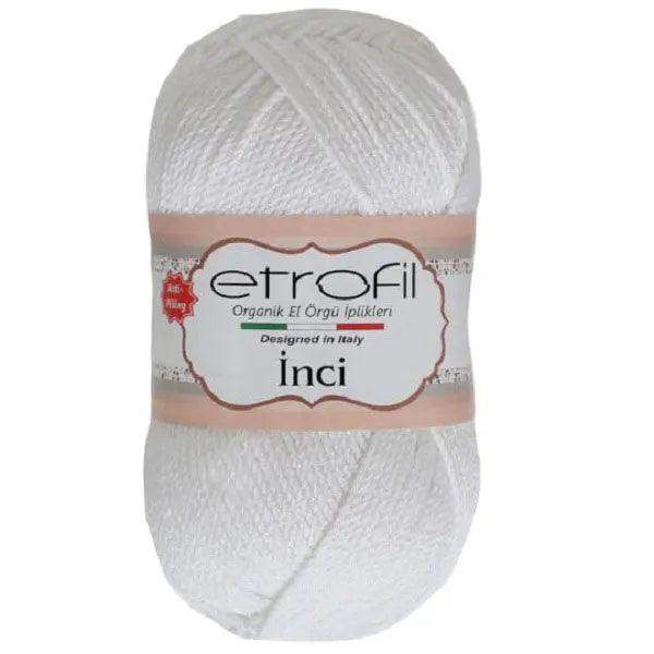 Etrofil Inci Premium Anti Pilling Garen-Wit 70171 - Hobbygaren