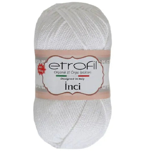 Etrofil inci acryl anti pilling garen wit van hobbygaren.nl