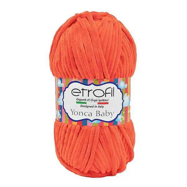Etrofil Chenille Garen-Oranje 70216 - Hobbygaren