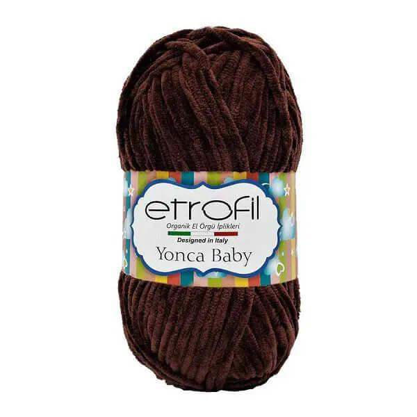 Etrofil Chenille Garen-Bruin 70704 - Hobbygaren