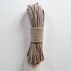 Cafuné gevlochten naaikoord 6 mm – beige