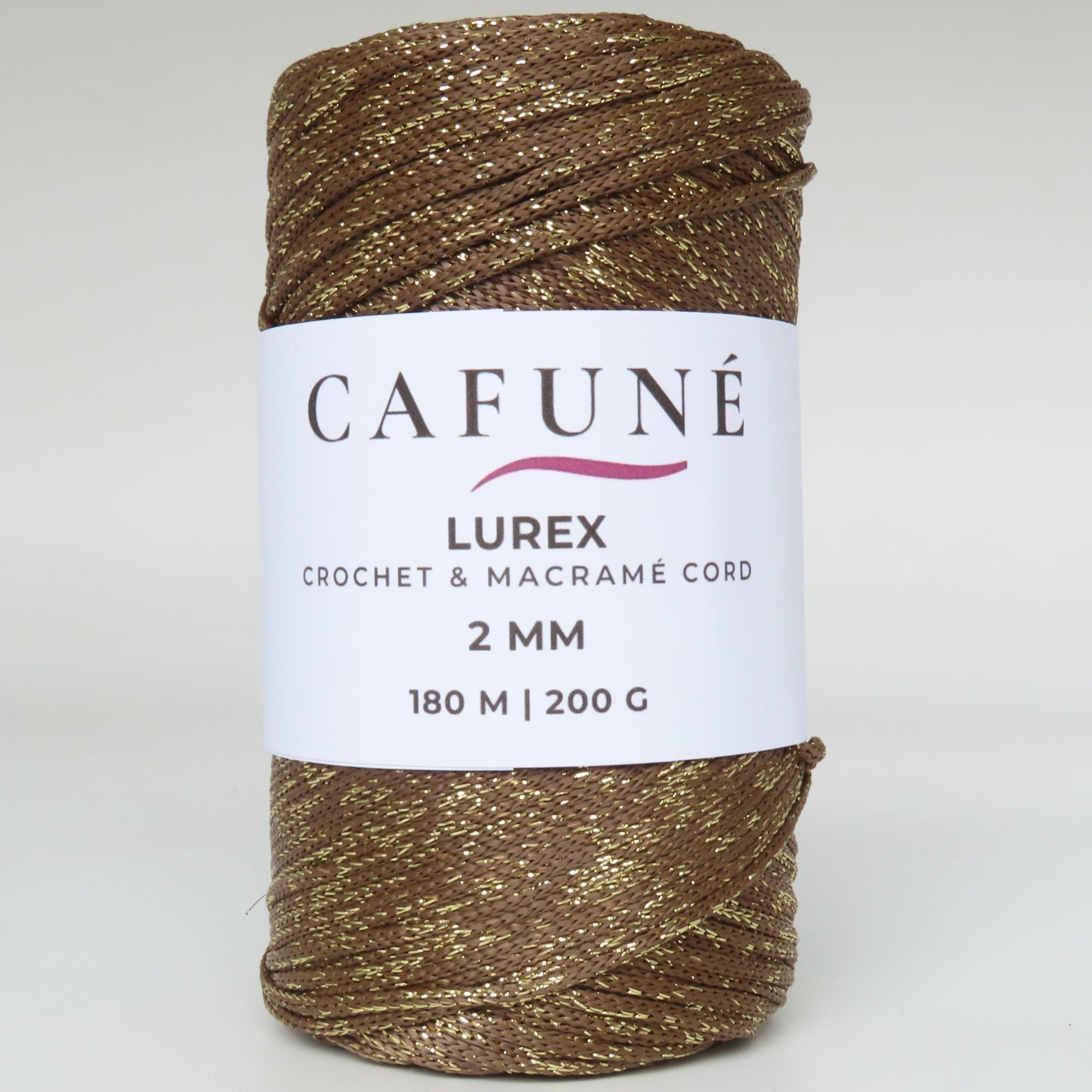 2 mm Lurex Haakkoord & Macramé Koord | Cafuné