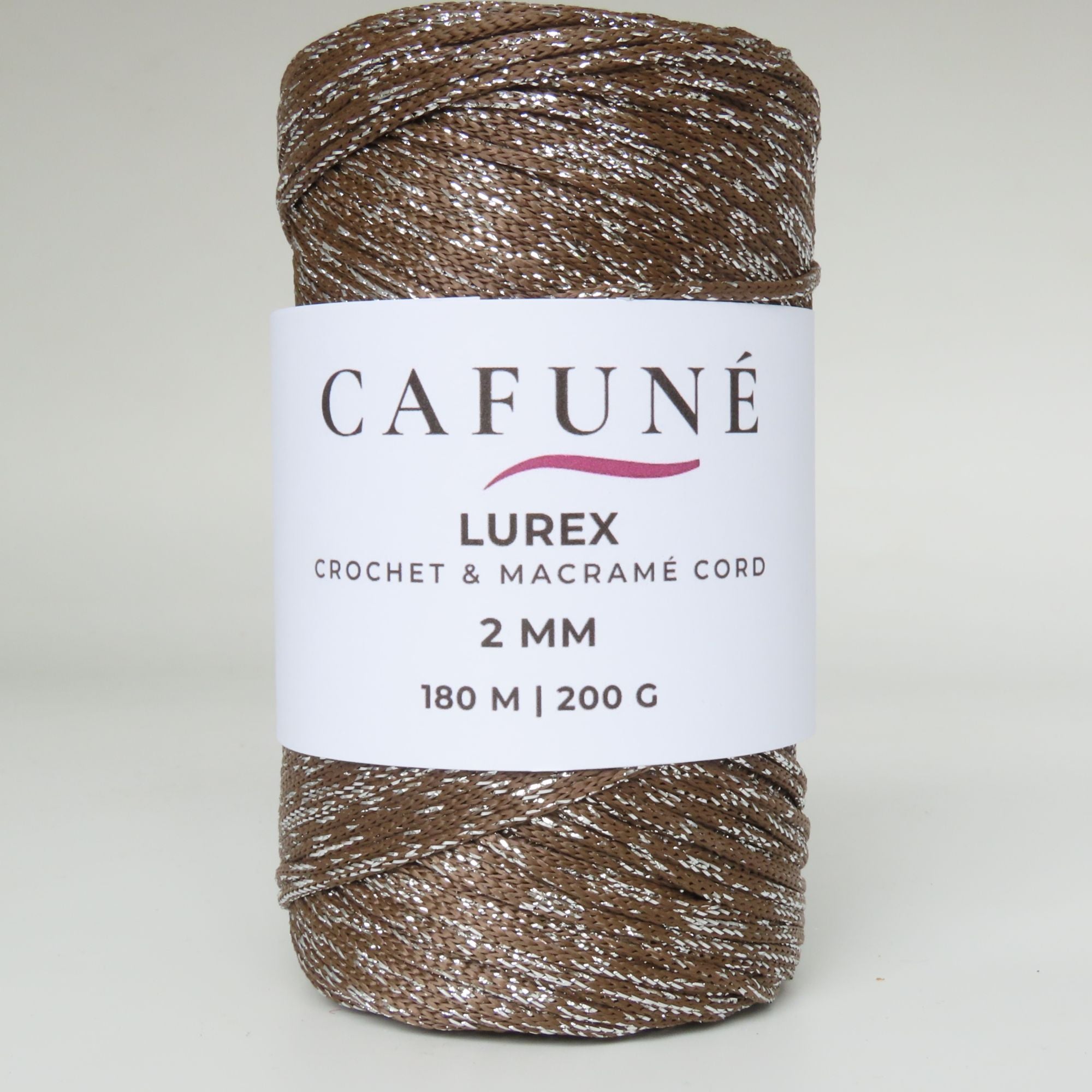 2 mm Lurex Haakkoord & Macramé Koord | Cafuné