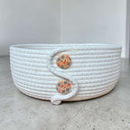 Opbergmand Ecru – Ø25 cm Scandinavische stijl