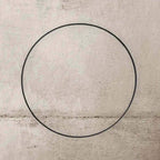 Metalen Ring Zwart 30cm - Hobbygaren