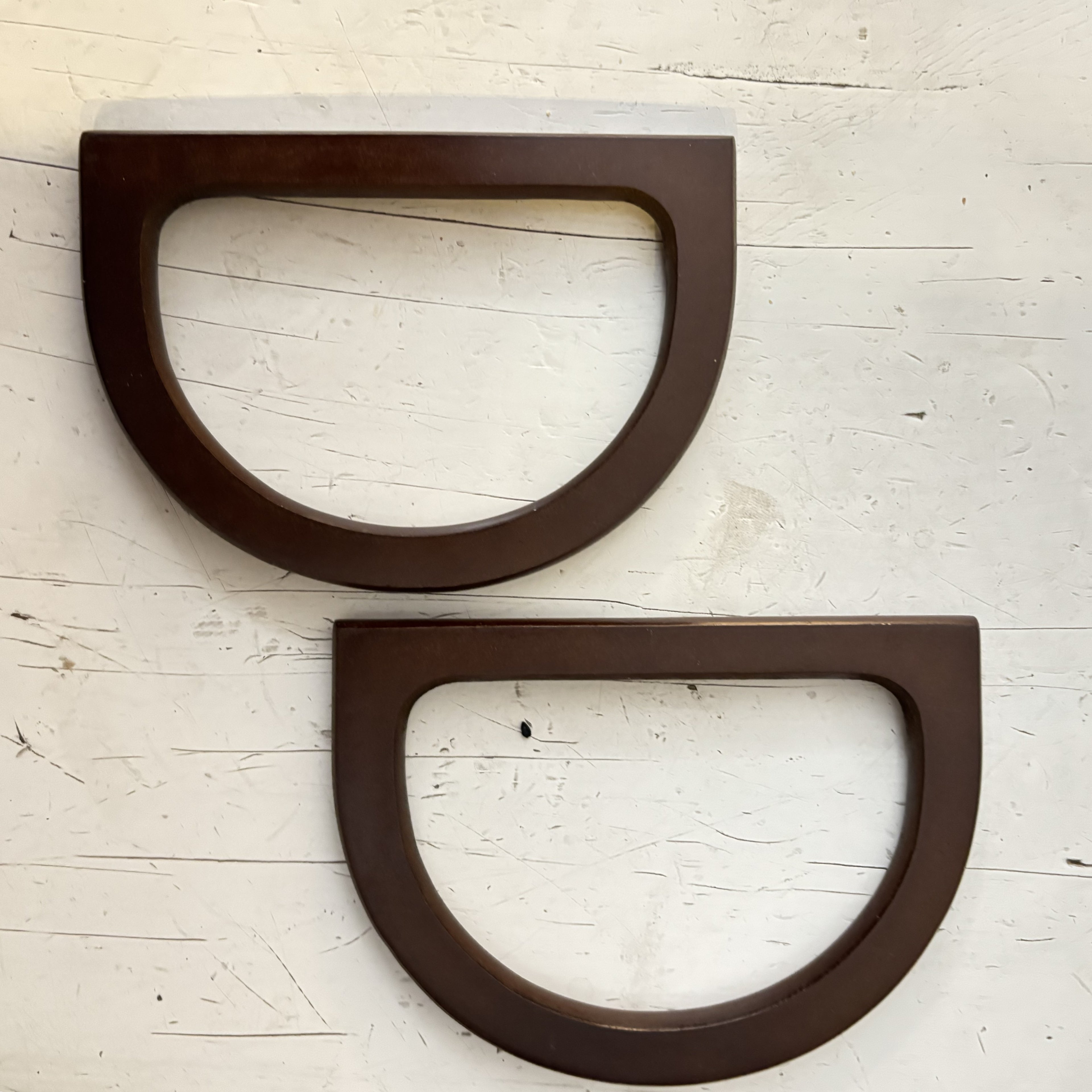 Anses de sac en bois - Forme D Marron