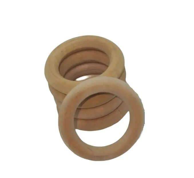 Houten Ringen voor DIY en Decor -Naturel-2cm - Hobbygaren