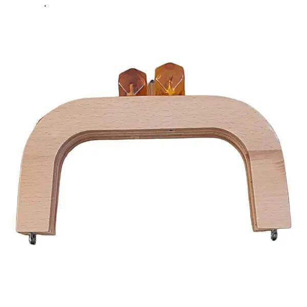 Houten Tas Frame Bruin - Hobbygaren