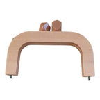 Houten Tas Frame Caramel - Hobbygaren