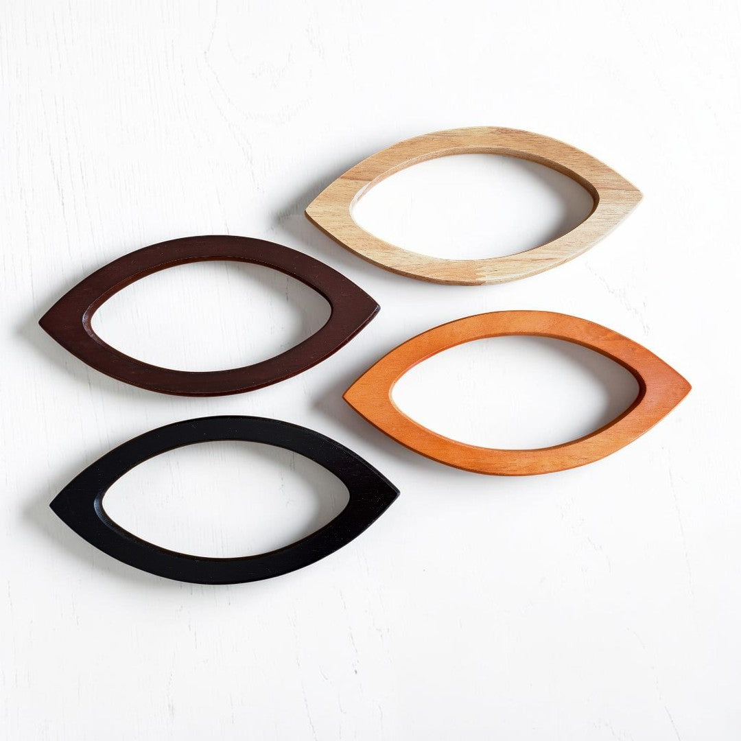 Anses de sac en bois - Ovales