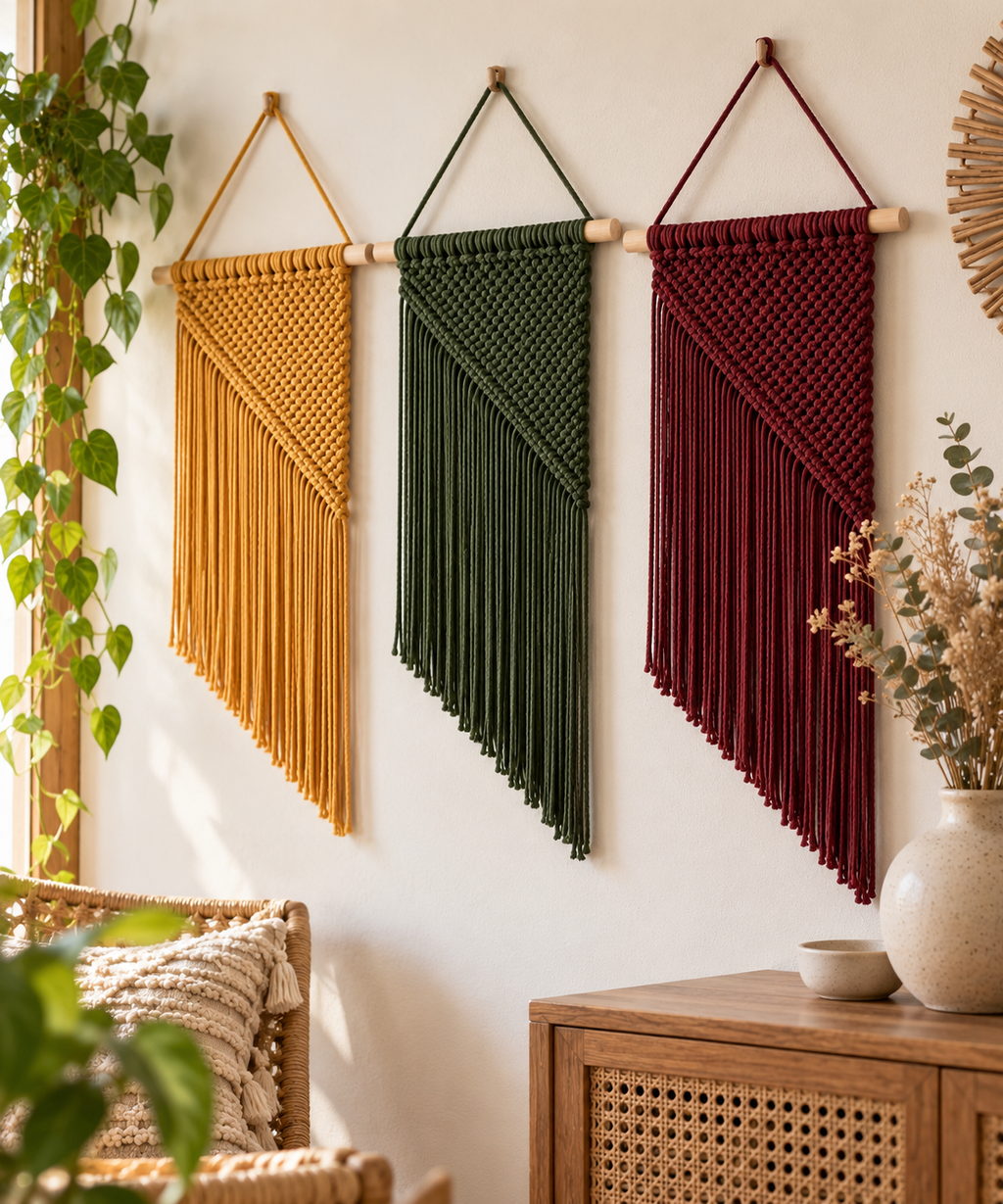 Macramé Wandkleed DIY Pakket – Luna