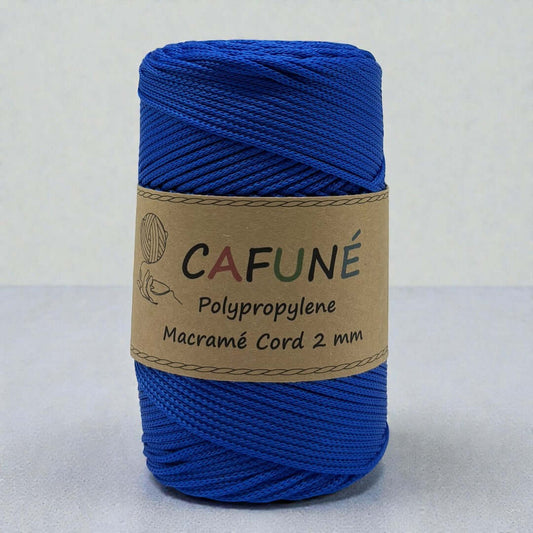 Cafuné Polypropylene Macrame Cord 2mm - Indigo