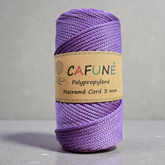 Polypropylene Macrame Cord 3mm-Lavender