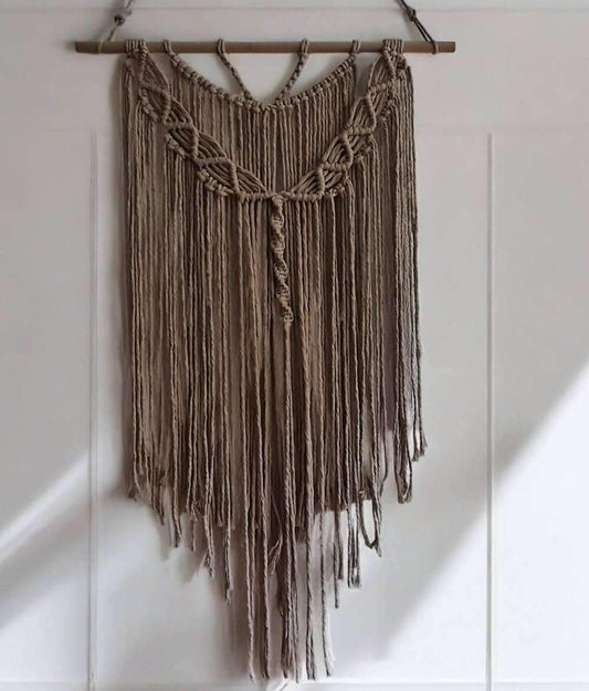 Macrame Pakket Wandkleed Boho - Beige - Hobbygaren