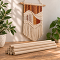 Houten Macramé Stok