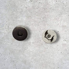 Magneetsluiting voor Tassen Rond 18mm Zilver - Hobbygaren