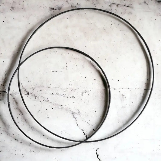 Metalen Ring Zwart in 30 en 40cm ideaal voor dromenvangers, macrame levensbomen, kattenmanden