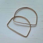 Metalen Tas Handvatten - D-Vorm - Goud - Hobbygaren