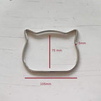 Metalen Tas Handvatten-Kattenkopje-Zilver - Hobbygaren