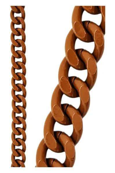 Metalen Tas Ketting - Caramel - Hobbygaren