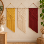 Nova macramé wandkleed - kleurenoverzicht