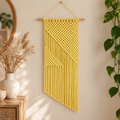 Nova macramé wandkleed - Geel