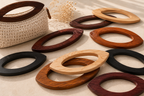 Houten Tashandvatten Ovaal – 20 × 9 cm