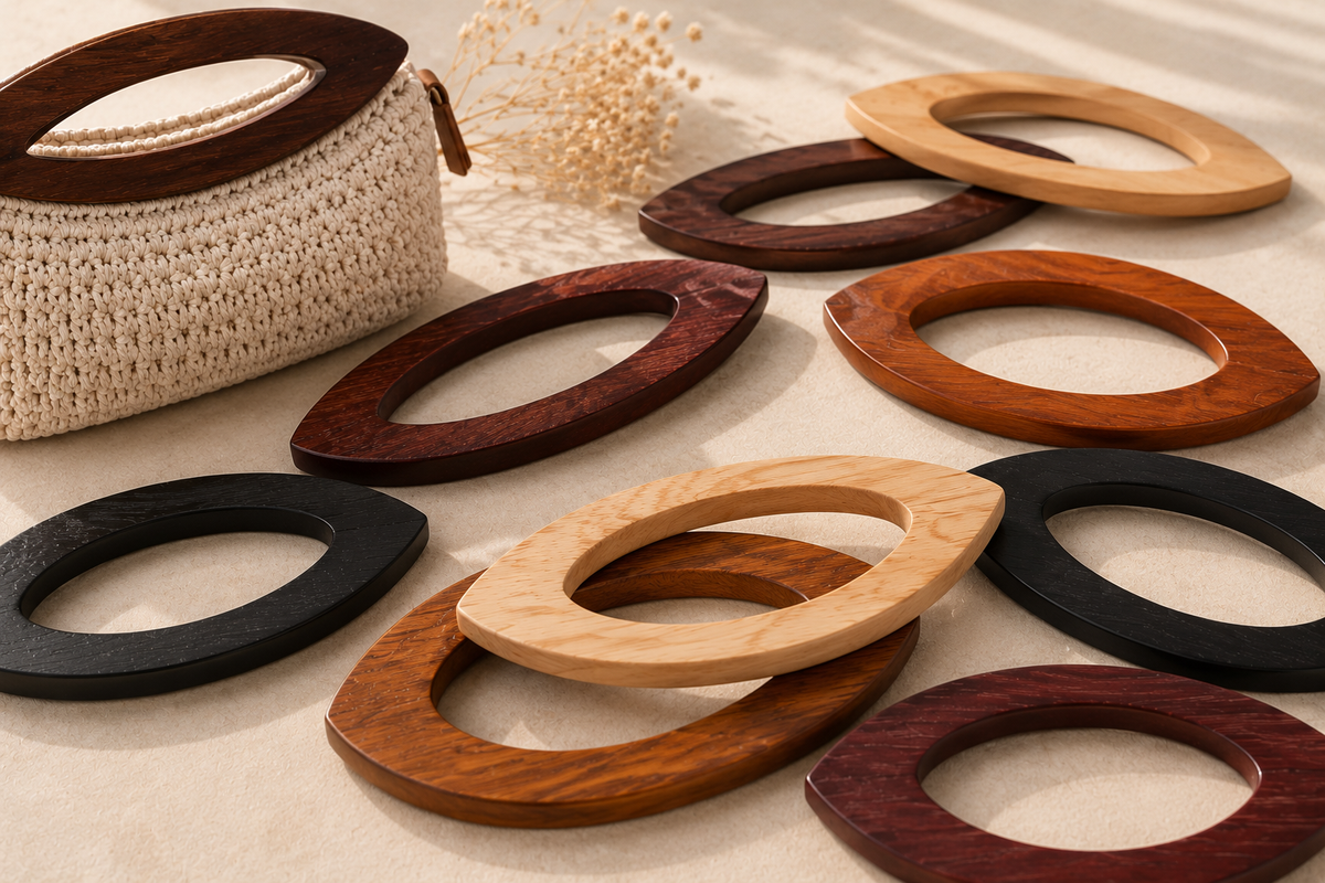 Houten Tashandvatten Ovaal – 20 × 9 cm