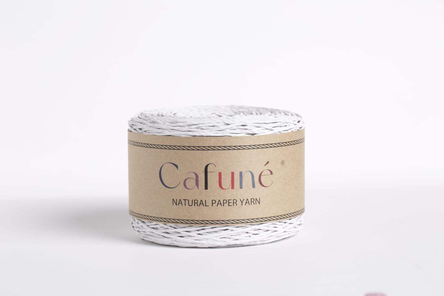 dat is CAFUNÉ papierkoord in Wit.