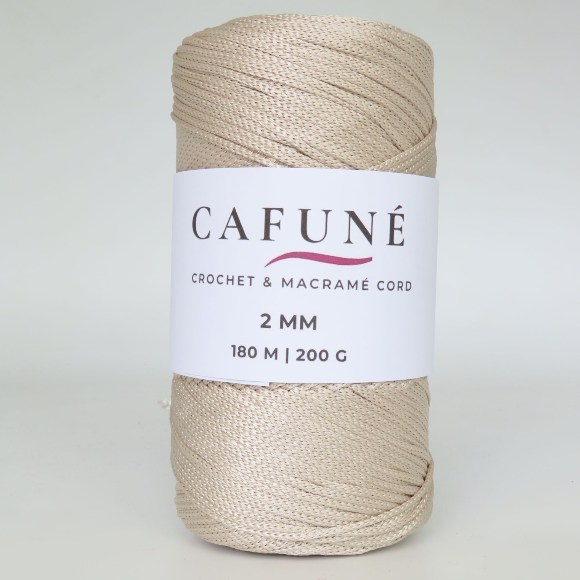 Dun Koord 2mm voor Haken, Sieraden en Macramé – Waterbestendig – Cafuné
