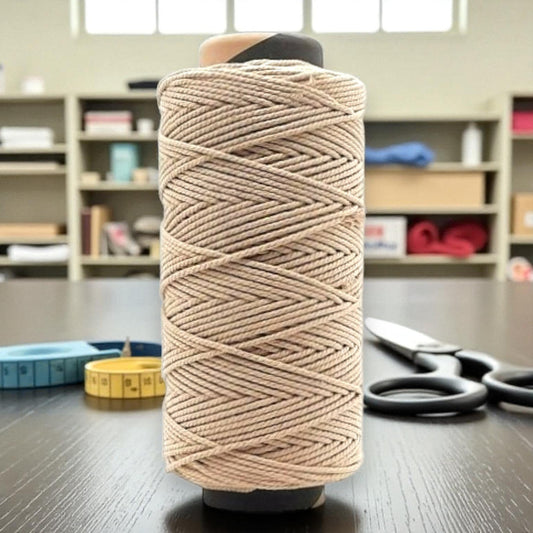 Macrame Touw XXL 4mm  Beige