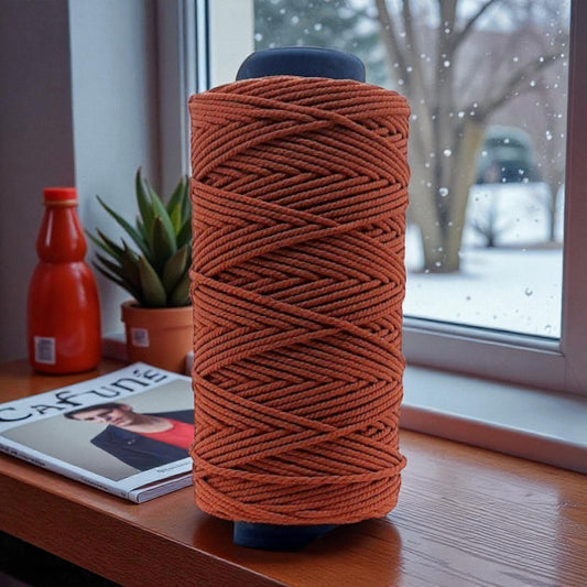 Macrame Touw XXL 4mm Terracotta