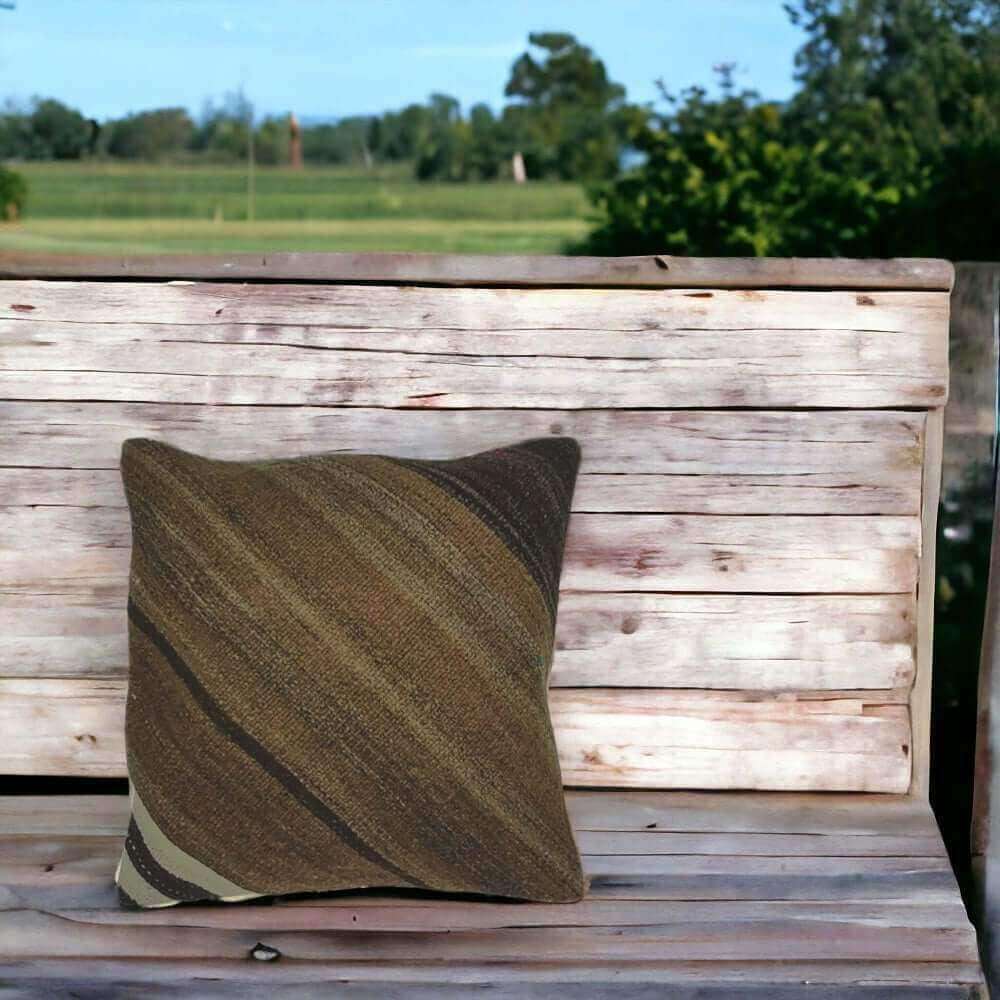 Vintage Kelim Kussenhoes -40x40 cm -12 - Hobbygaren