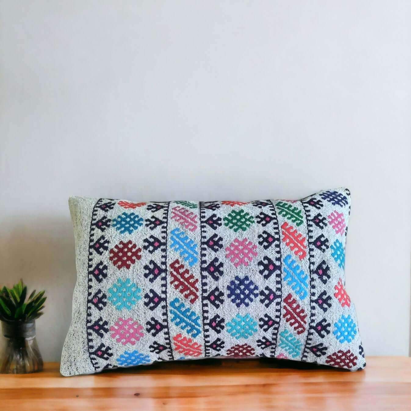 Vintage Kelim Kussenhoes-40X60 cm -16 - Hobbygaren