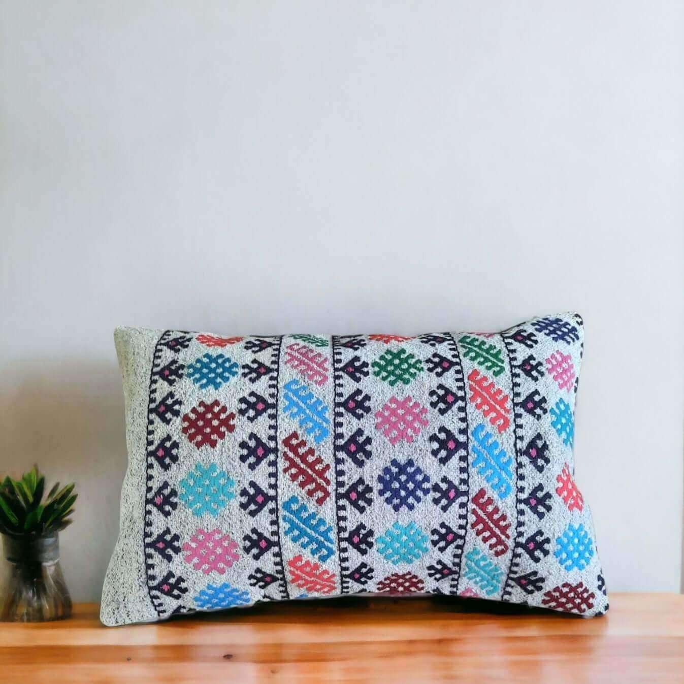 Vintage Kelim Kussenhoes-40X60 cm -16 - Hobbygaren