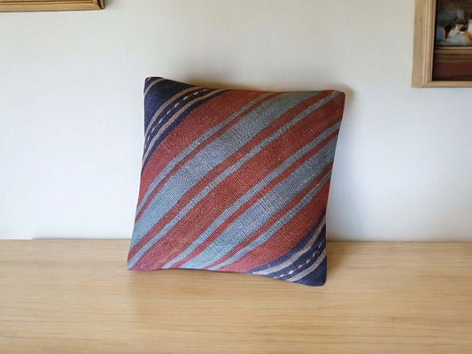 Vintage kelim kussenhoes 40x40, Authentiek