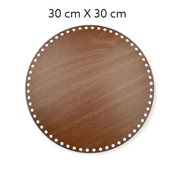 Maak een mand, dienblad of servettenhouder met deze houten bodem.
