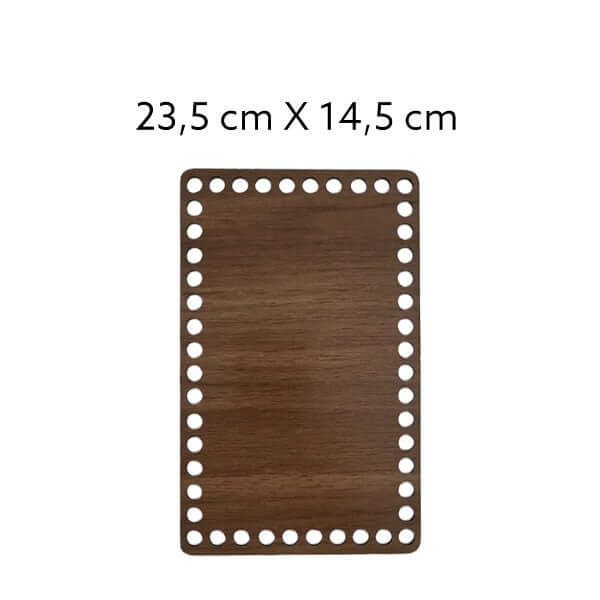 Maak een mand, dienblad of servettenhouder met deze houten bodem.