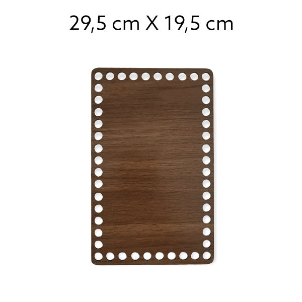 Rechthoek MDF bodems – bruin (20 t/m 40 cm)