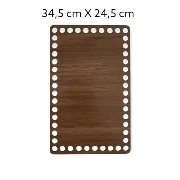 Maak een mand, dienblad of servettenhouder met deze houten bodem.