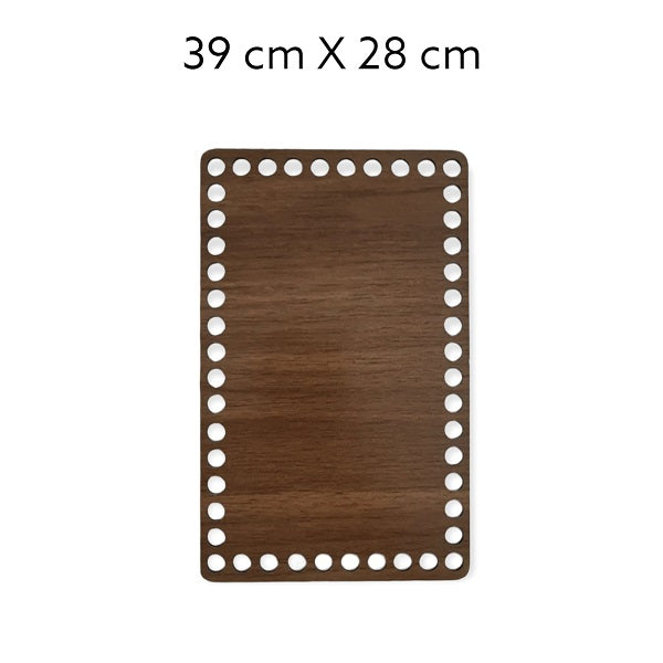 Rechthoek MDF bodems – bruin (20 t/m 40 cm)