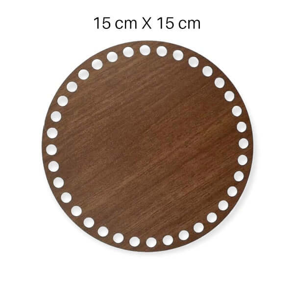 Maak een mand, dienblad of servettenhouder met deze houten bodem.